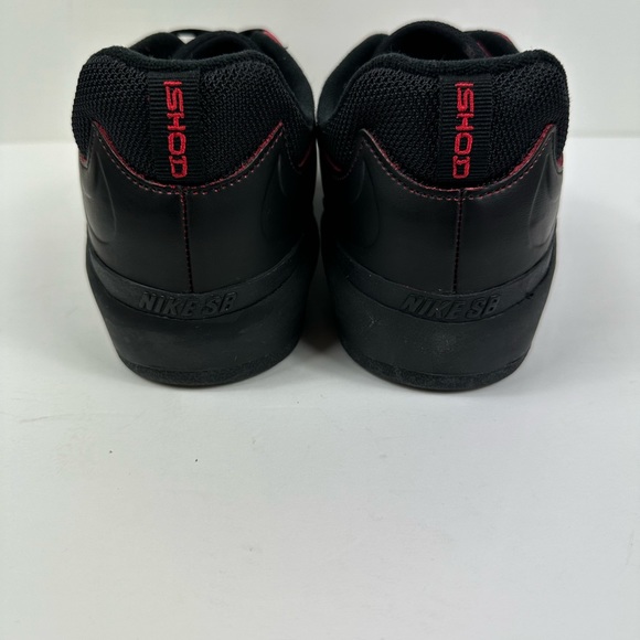 Men's Nike SB Ishod Wair Skate Skateboard Shoes Black/Red DV5473-001 - Size 11 - Picture 4 of 9